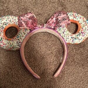 Sequin Donut Mouse Ears Headband